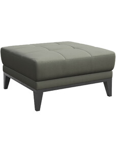 Šedá kožená podnožka MESONICA Musso Tufted