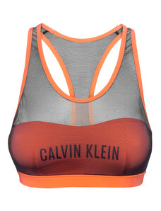 Calvin klein zip bralette logo bikini top outlet