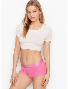 Victoria's Secret Dámské bavlněné kalhotky Stretch Cotton Boyshort Panty Hollywood Pink