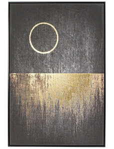 Černo zlatý obraz Bizzotto Rold 122,6 x 82,6 cm