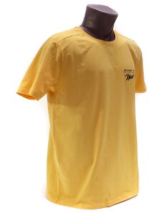 Žluté pánské tričko s kulatým výstřihem Ashton, Velikost L