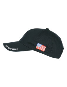 Fostex Garments Čepice USAF s vlajkou USA černá