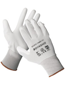 DYKENO Fabric PU textilní máčené montážní rukavice 200 párů