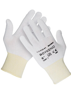 DYKENO Snowy jemné nylonové textilní rukavice