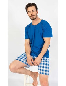 Gazzaz Pánské pyžamo šortky Karel - modrá