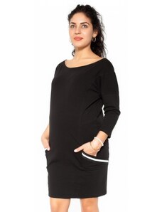 Be MaaMaa Těhotenská šaty Bibi - černé - S Velikosti těh moda: S (36)