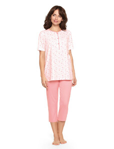 Wadima Dámské pyžamo s krátkým rukávem a 3/4 nohavicemi, 104447 922, bílá
