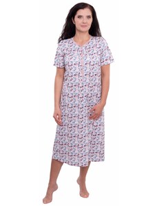 Wadima Dámská noční košile s krátkým rukávem, 104232 485, růžová