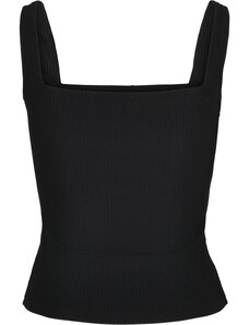 UC Ladies Dámský top s plochým výstřihem, černý
