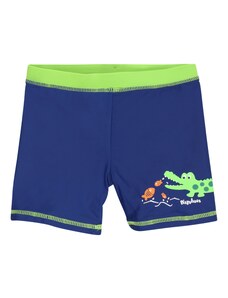 PLAYSHOES Plavecké šortky 'Krokodil' královská modrá / svítivě zelená / pastelově oranžová