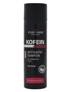 Vivaco Kofeinový šampon s keratinem pro muže VIVAPHARM 200ml