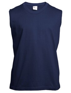KORUS Pánské tričko bez rukávů námořnická modrá