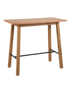Scandi Přírodní dubový barový stůl Rachel 117 cm