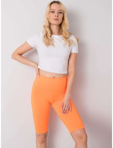 BASIC ORANŽOVÉ BIKER SHORTS -ORANGE Oranžová