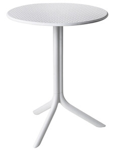 Nardi Bílý plastový zahradní stolek Step 60,5 cm