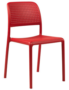 Nardi Červená plastová zahradní židle Bora