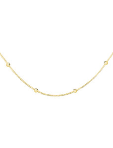 OLIVIE CHOKER kuličkový stříbrný řetízek MARRY GOLD 5257