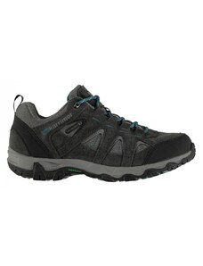 Karrimor Mount Low Junior Waterproof Walking Shoes Grey/Teal