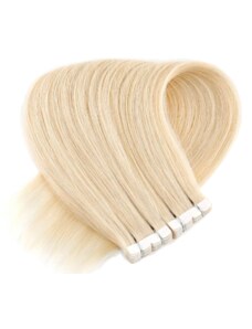 Vlasové PU pásky MINI tape in na prodlužování vlasů 50cm 22 - světlá blond