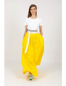 MI Dámská maxi sukně Frida žlutá