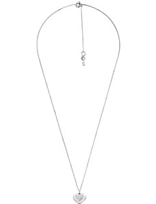 Michael Kors Stříbrný náhrdelník se srdcem MKC1120AN040 (řetízek, přívěsek)