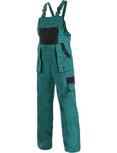 CANIS SAFETY CXS LUXY SABINA dámské pracovní kalhoty s laclem zelená-černá
