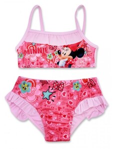 Setino Dívčí dvoudílné plavky bikiny Minnie Mouse Disney - sv. růžové