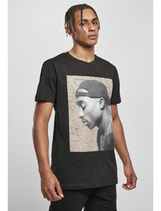 MT Men Pozadí Tupac Cracked Tee černé