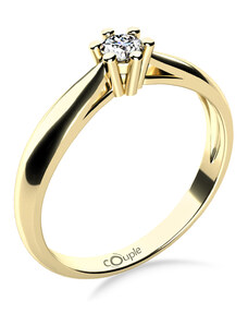 Couple Zlatý dámský prsten Nyla 6814003 Velikost prstenu: 48