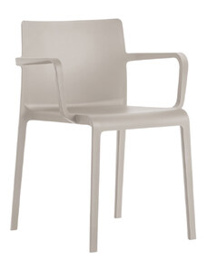 Pedrali Šedá plastová jídelní židle Volt 675