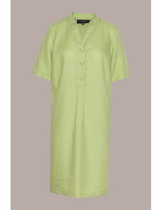 Zelené lněné šaty Piero Moretti