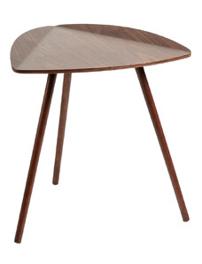Ořechový odkládací stolek Kave Home Damasc 45 x 47 cm