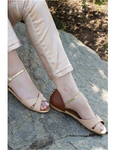 Fox Shoes Women's tan/tan Sandals