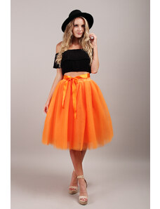 ADELO Tutu sukně tylová dámská - oranžová