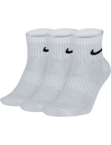 Nike Everyday Cushioned Ankle 3PK Socks / Bílá