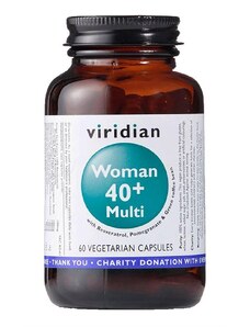 VIRIDIAN 40+ Woman Multivitamin 60 kapslí