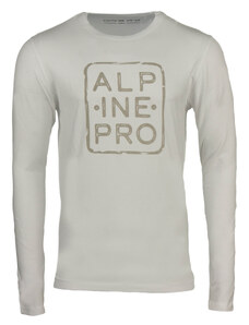 Alpine Pro Briger Pánské triko dlouhý rukáv MTSP517 bílá XXXL