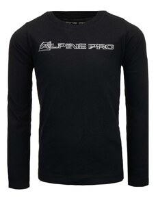 Alpine Pro Bermo Dětské triko dlouhý rukáv KTSS290 černá 92-98