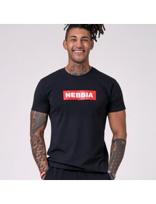 NEBBIA - Pánské tričko BASIC 593 (black)