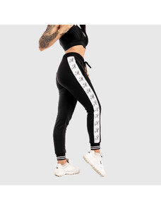 Dámské fitness tepláky Iron Aesthetics Striped, černé