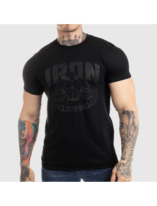 Iron Aesthetics UltraSoft tričko IRON MAN, black on black