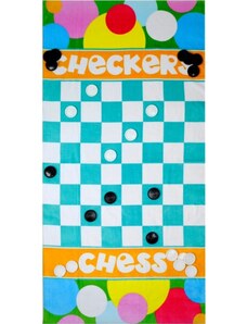 BASIC BAREVNÁ HRACÍ OSUŠKA CHESS + HRAČKY