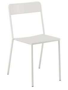 Bílá kovová zahradní židle COLOS C 1.1/1