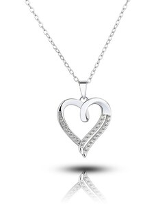 Emporial stříbrný náhrdelník Vyznání lásky SON1013