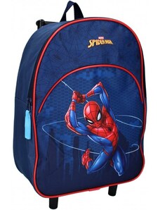 Vadobag Dětský cestovní batůžek na kolečkách Spiderman