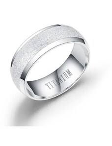 NAKY Titanový prsten Baron - Silver