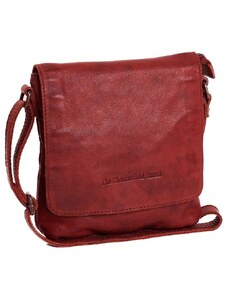 The Chesterfield Brand Klopová kožená taška na doklady Clermont červená