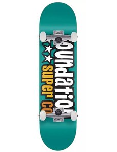 SK8 KOMPLET FOUNDATION 3 Star Teal - zelená -