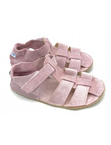 Baby bare shoes sandals NEW Sparkle Pink - růžová