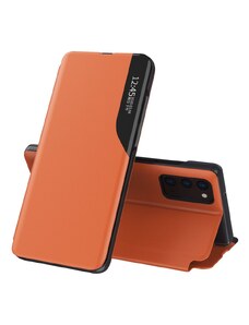 IZMAEL.eu Elegantní knižkové pouzdro View Case pro Samsung Galaxy A32 5G oranžová